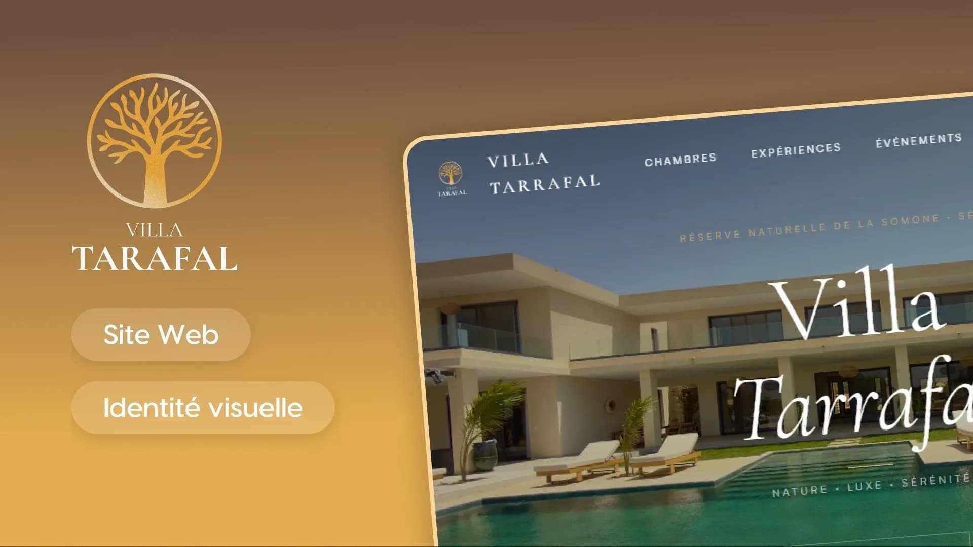 Villa Tarrafal : lancer une villa privée de zéro, du logo au site web